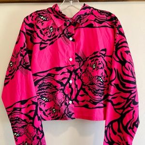 Tiger Cropped Button Down